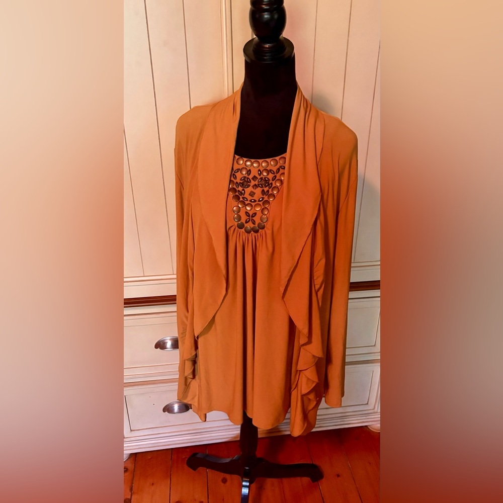 🎉Antthony 2 Piece Tank and Cardigan Set🎉